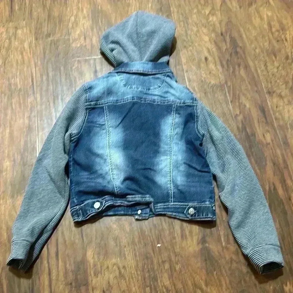 Wallflower Super soft hooded denim sweater jacket The Dreamer Fit. - Picture 6 of 8